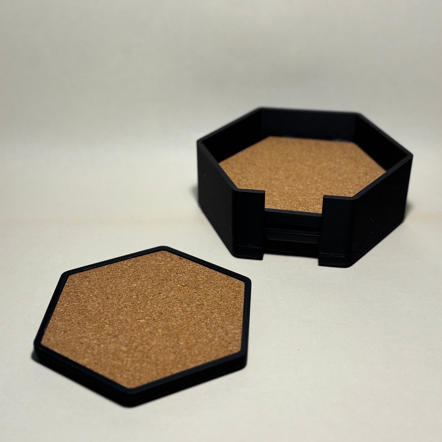 Hexagon Coaster Set