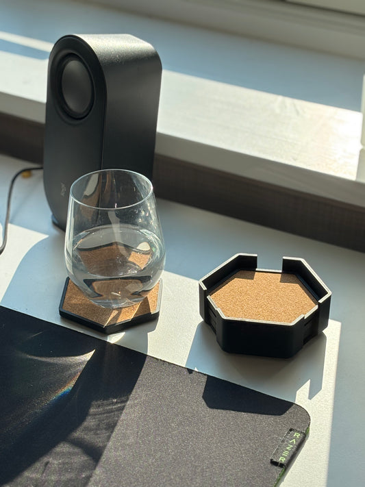 Hexagon Coaster Set
